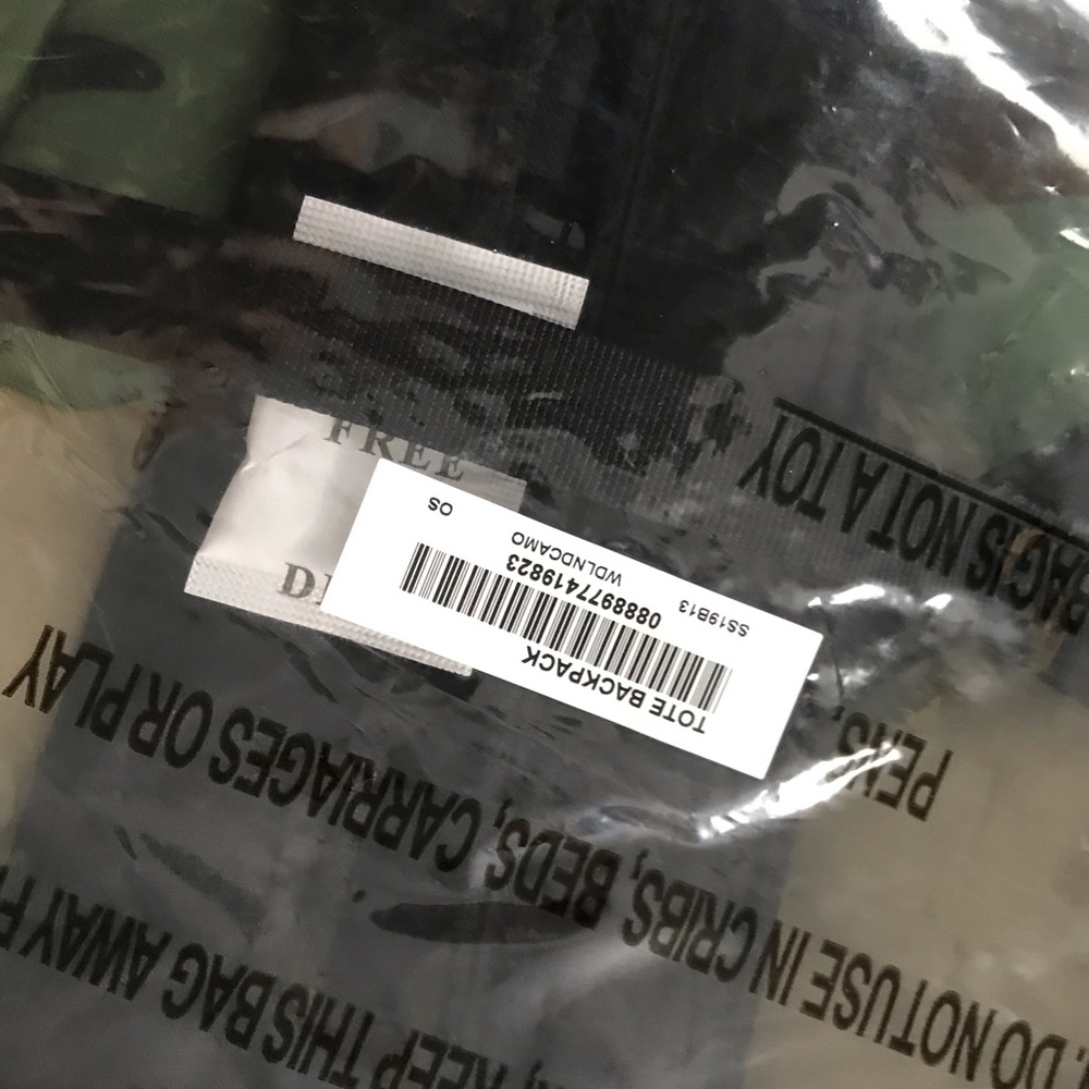 Supreme woodland camo tote backpack ss19 military - Picture 4 of 4